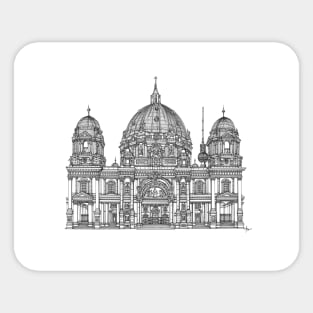 Berlin Dom Sticker